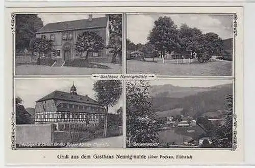 42930 Ak Gruß aus dem Gasthaus Nennigmühle um 1940