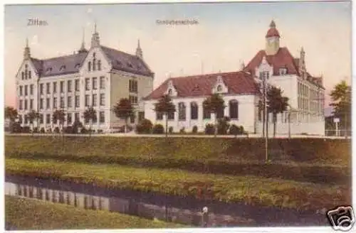 24820 Feldpost Ak Zittau Schliebenschule 1917