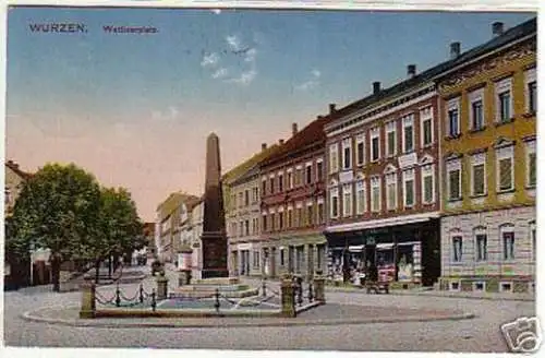 11103 Ak Wurzen Wettinerplatz 1916