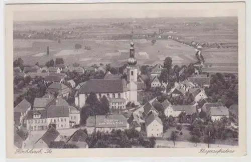 70691 Ak Hochkirch in Sachsen Fliegeraufnahme Gasthaus zum alten Fritz um 1920