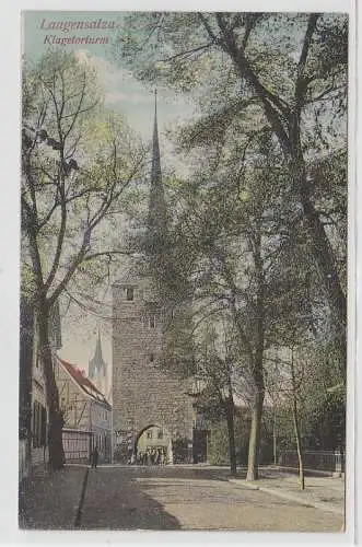 71358 Ak Langensalza Klagetorturm 1917