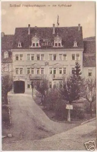 19363 Feldpost Ak Solbad Frankenhausen Hotel 1916