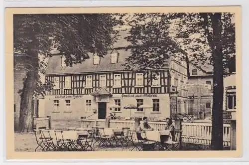 77034 Ak Tröbnitz bei Stadtroda in Thüringen Gasthof zum Mohren um 1950