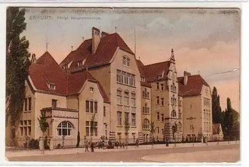 61325 Ak Erfurt königliche Baugewerkschule 1908