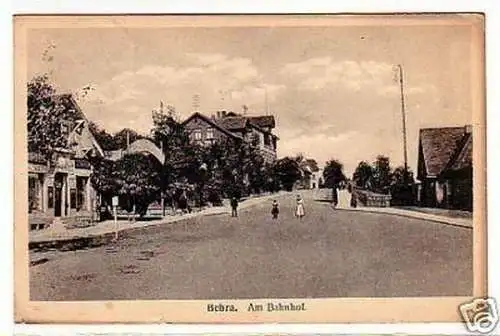 27075 Feldpost Ak Bebra am Bahnhof 1918