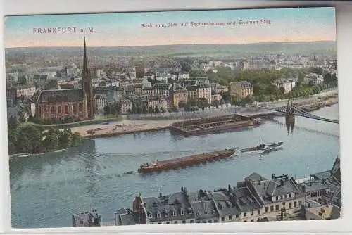 70877 Ak Frankfurt am Main Blick vom Dom auf Sachsenhausen um 1910