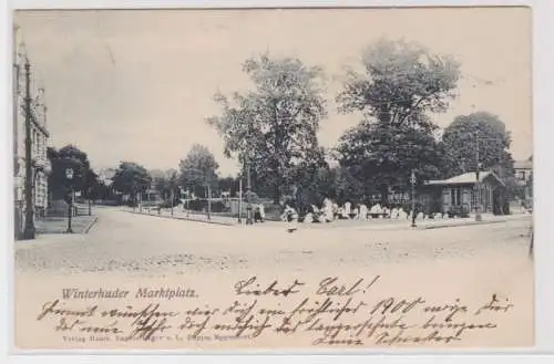 97029 Ak Winterhuder Marktplatz 1900