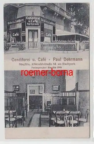 72382 Mehrbild Ak Steglitz Conditorei und Café Paul Dohrmann um 1910