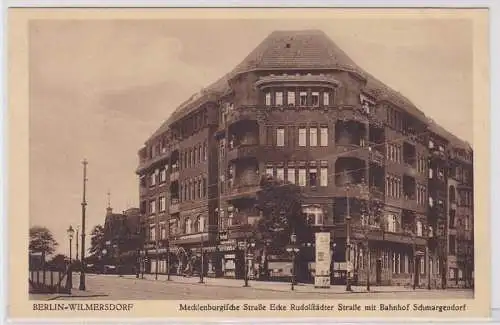 94213 Ak Berlin Wilmersdorf Mecklenburgische Ecke Rudolstädter Strasse um 1930