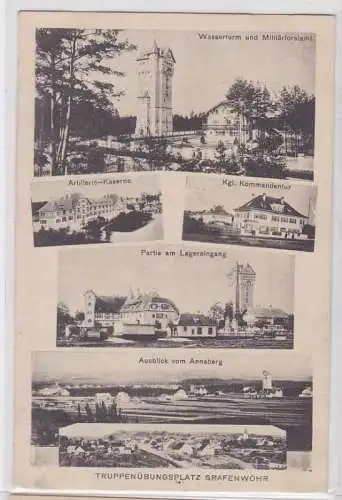 65775 AK Truppenübungsplatz Grafenwöhr - Kaserne, Kommandantur & Wasserturm