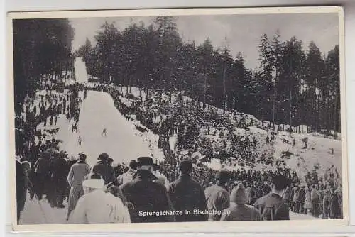 67912 Ak Sprungschanze in Bischofsgrün um 1940