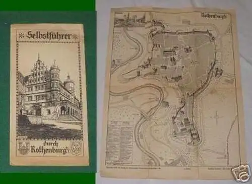 Selbstführer durch Rothenburg o. Tauber um 1930