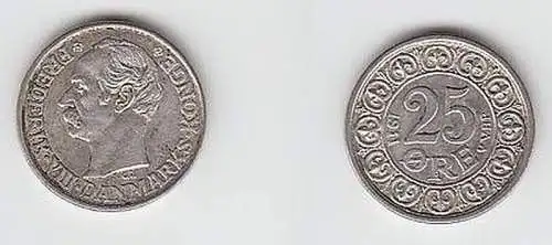 25 Öre Silber Münze Dänemark 1911