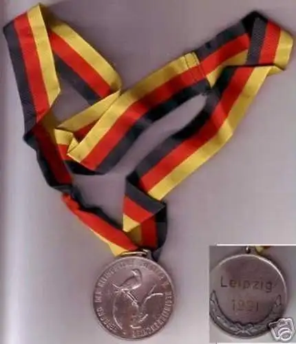 seltene DDR Medaille Geflügelzüchter VKSK Leipzig 1981