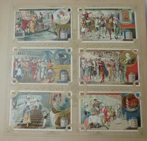 Liebigbilder Serie 216 "Der Carneval von Venedig" komplett 1892 (13/ D8709iii)