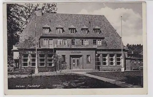 34801 Feldpost AK Uelzen - Fischerhof Gaststätte 1912