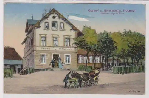 99184 Ak Moosach Gasthof zum Gärtnerheim um 1920