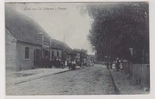 18945 Ak Gruß aus Groß Dübsow Dobieszewo in PommernGasthaus 1919