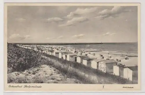 23770 Ak Ostseebad Stolpmünde (Ustka) Strandansicht 1937