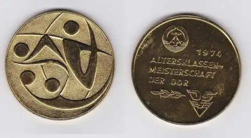 DDR Medaille DSSV Altersklassen Meisterschaften 1974 in Gold (124749)