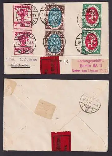 03677 Flugpost Brief Weimar Luftpost 16.7.1919 nach Berlin