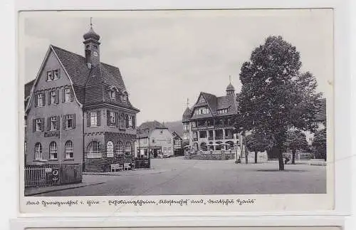 907056 Ak Bad Georgenthal Thür. Erholungsheim Klosterhof u. Deutsches Haus 1937