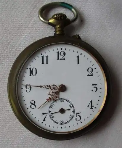 elegante Lépine Herren Taschenuhr Galloné Gehäuse um 1920 (162140)