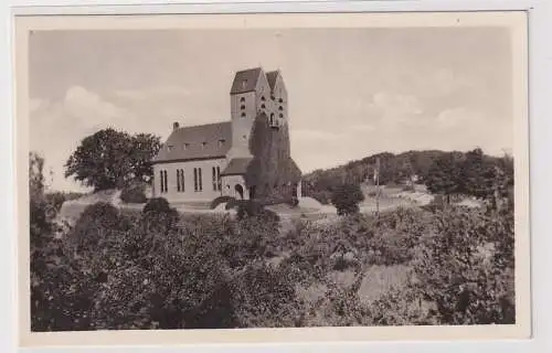 26545 Foto Ak Ostseebad Göhren / Rügen Kirche 1956