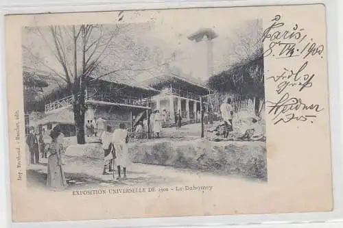 68093 Ak Exposition Universelle de 1900 la Dahomey 1900