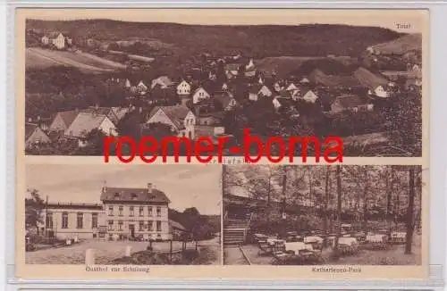 82249 Mehrbild Ak Kreisfeld Gasthof zur Erholung mit Katharienen-Park um 1920