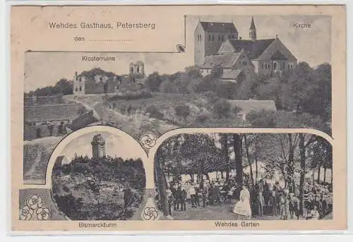 68902 Mehrbild Ak Wehdes Gasthaus Petersberg 1915