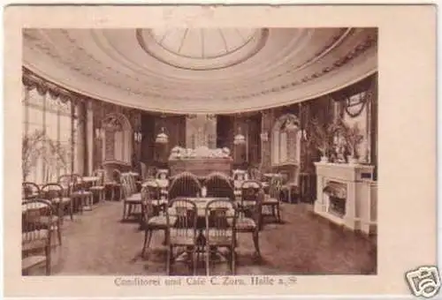 20157 Ak Halle a.S. Conditorei und Café 1914