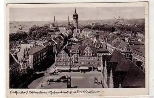 08165 Ak Lutherstadt Wittenberg Gesamtansicht 1940