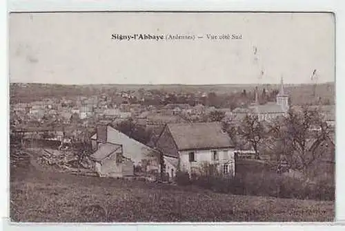 45393 Ak Signy-L´Abbaye (Ardennes) Vue cote Sud um 1915