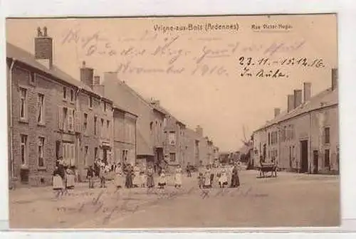 45279 Ak Vrigne-aux-Bois Ardennes Rue Victor Hugo 1916