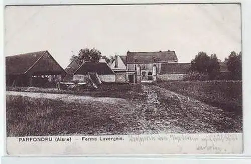 45333 Ak Parfondru Aisne France Ferme Lavergnie 1915