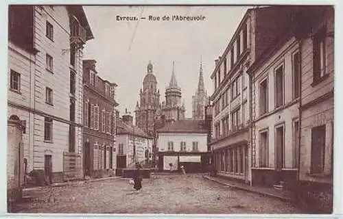 45390 Ak Evreux (France) Rue de l´Abreuvoir um 1910