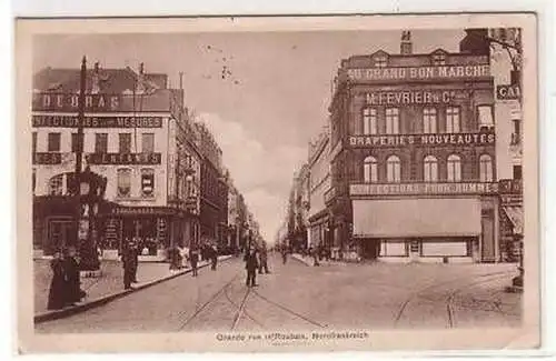 45297 Ak Roubaix Nordfrankreich Grande rue 1916