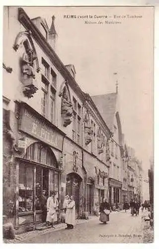 45244 Ak Reims avant la Cuerre Rue de Tambour um 1920