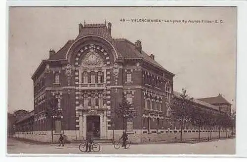 45382 Ak Valenciennes Le Lycee de Jeunes Filles um 1915