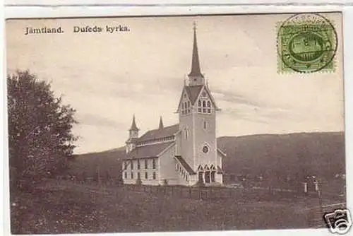 33232 Ak Jämtland in Schweden Dufeds Kyrka 1910