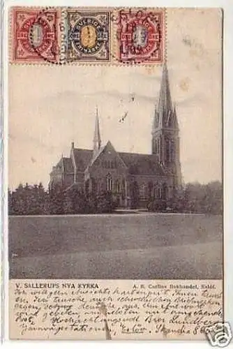 33226 Ak Eslöf Schweden v. Sallerups nya Kyrka 1909