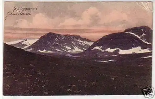 33234 Ak Syltopparne in Schweden Panoramablick 1908