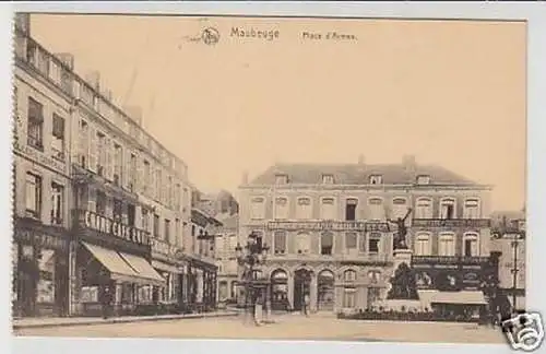 35847 Feldpost Ak Maubeuge Place d´Armes 1917