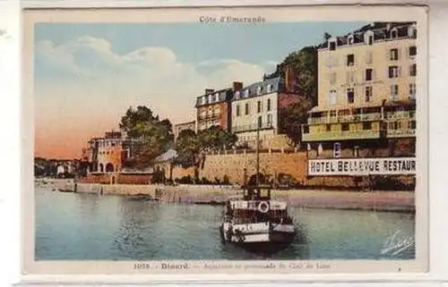 55342 Ak Dinard Frankreich France Aquarium et promenade du Clair de Lune um 1915