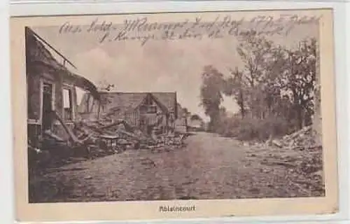 29265Feldpost Ak Ablaincourt 1. Weltkrieg 1917