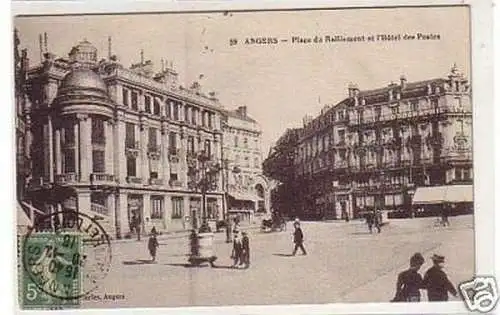 21317 Ak Angers Place da Ralliement et l´Hotel des Post