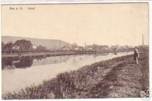 19054 Feldpost Ak Ars a.M. Kanal 1917