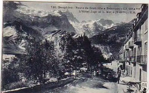 03729 Ak Dauphine Frankreich Alpen Hotel 1926