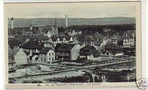 21389 Ak Le Touquet Paris Plage Vue Générale um 1920